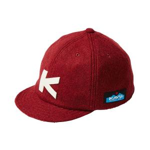 カブー KAVU キッズ ベースボールキャップ（ウール） Burgundy｜vic2