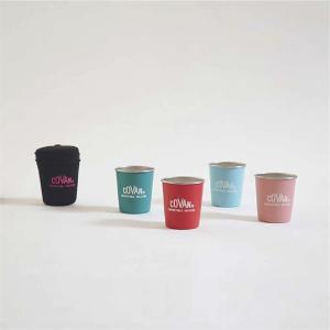 コバーン COVAN stainless single cup 4pieces PINK OTMH0015-PK｜vic2