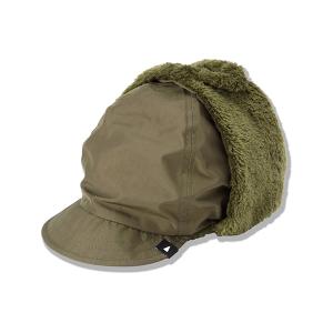 アンドワンダー and wander high loft fleece ear cap khaki 5742286054｜vic2