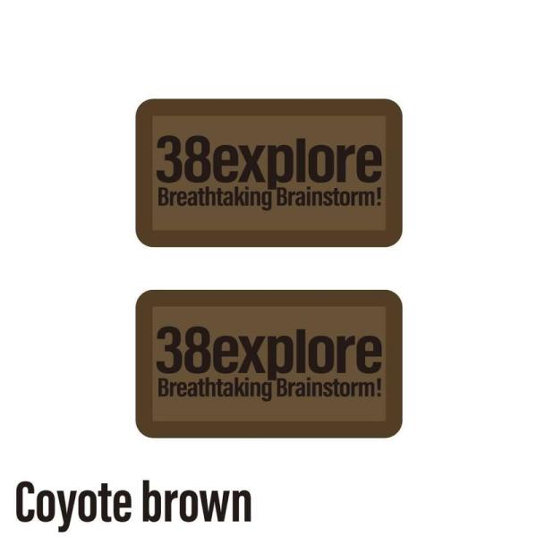 あすつく対応 ミヤエクスプローラー 38explore Patch38 SMALL CB 2枚セット