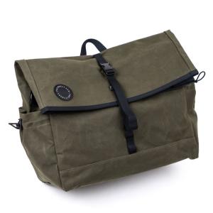 フェアウェザー FAIRWEATHER front bag for  brompton フレームあり wax dark olive