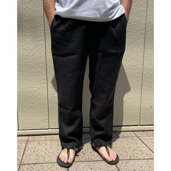 あすつく対応 ヴォイリー voiry DOCTOR PANTS-LINEN BLACK DP1025...