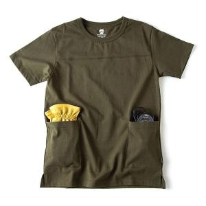 グリップスワニー Grip Swany Camp Pocket T Shirt Olive GSC-23