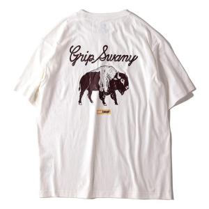 あすつく対応 グリップスワニー Grip Swany Buffalo Tee White GSC-74｜vic2