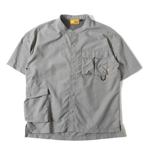 グリップスワニー Grip Swany W's Supplex Stand Collar Shirt Gray GSW-34｜vic2