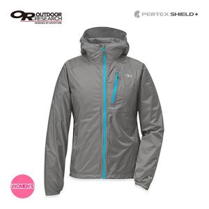 アウトドアリサーチ OUTDOOR RESEARCH Womens ヘリウムII ジャケット PWTR/RIO 超軽量コンパクトシェル レディース 女性用｜vic2