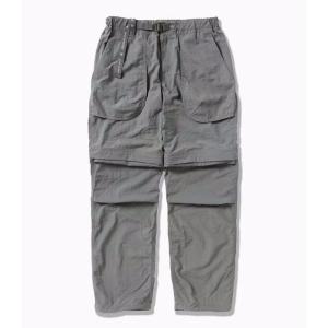 アンドワンダー and wander Ny taffeta hiker 2way pants gray 5743252038｜vic2