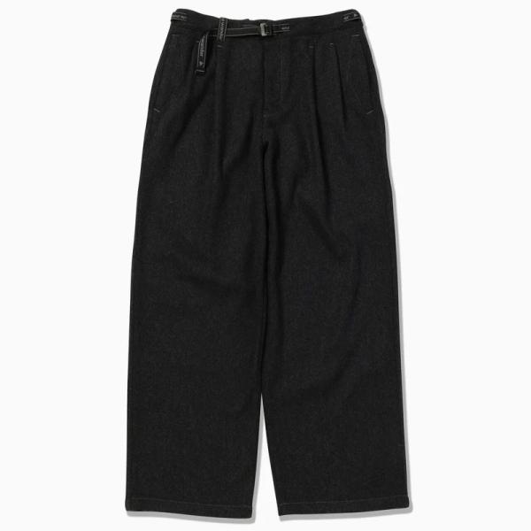 10%OFFセール アンドワンダー and wander REWOOL tweed wide pan...