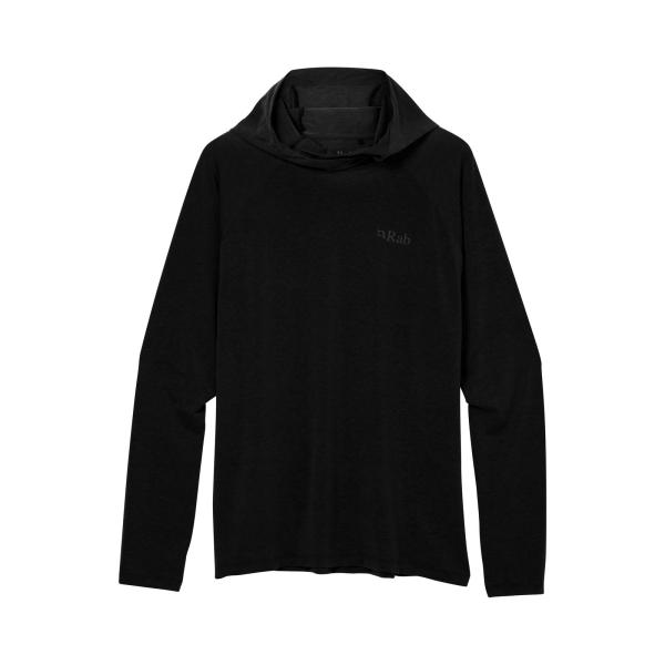 あすつく対応 ラブ Rab Rivelin Hoody Black QFG-43 リベリンフーディ