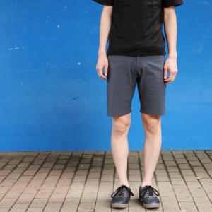 スワーブ SWRVE durable cotton Cigarette Shorts Gray デュラブルコットンシガレットショーツ ショートパンツ グレー｜vic2