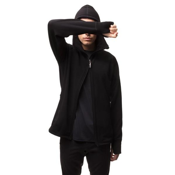 フーディニ HOUDINI Mens Power Houdi True Black/True Bla...