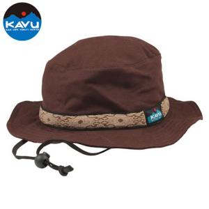 30%OFFセール カブー KAVU ストラップバケットハット チョコレート 帽子 バケットハット キャンバスコットン 定番 アメリカ製｜vic2