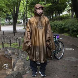 フェアウェザー FAIRWEATHER Packable Rain Poncho Navy パッカブル