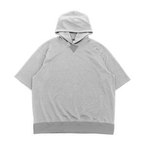 ポートニック POUTNIK Del-Hoodie S/S Light Grey｜vic2