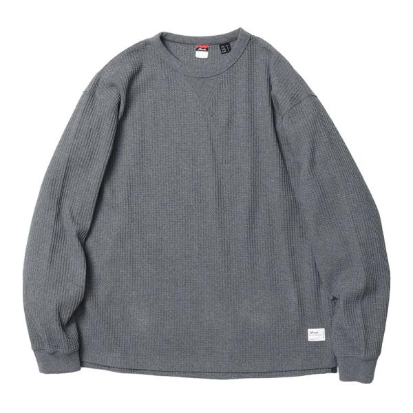ナンガ NANGA ECO HYBRID WAFFLE L/S TEE H.GRY N1eTHGE5