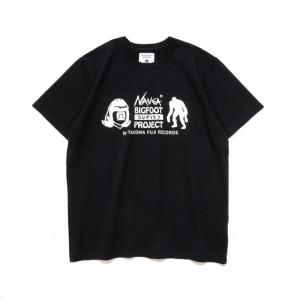 あすつく対応 ナンガ NANGA NANGA×TACOMA FUJI RECORDS BIGFOOT SURVEY PROJECT LOGO TEE BLK N0000841｜vic2