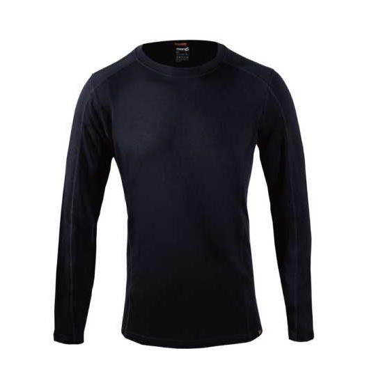 ポイント6 Point6 Ms baselayer LS midcrew neck top Blac...