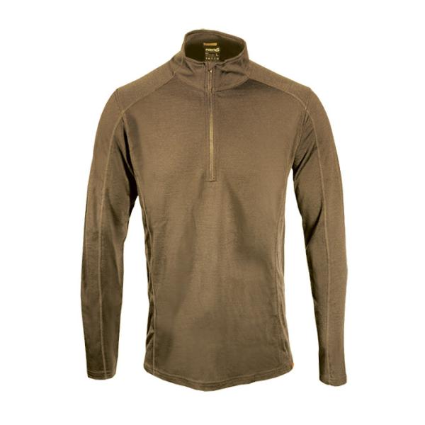 ポイント6 Point6 Ms baselayer LS mid1/4 zip top Tan P6...