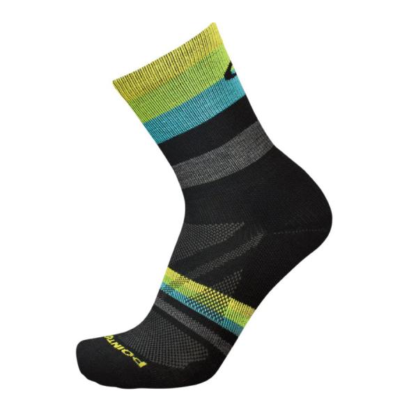 Point6 Contender III Ultra Light 3/4 Crew Black P6...