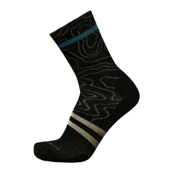 ポイントシックス Point6 Topo Ultra Light 3/4 Crew Black P6...