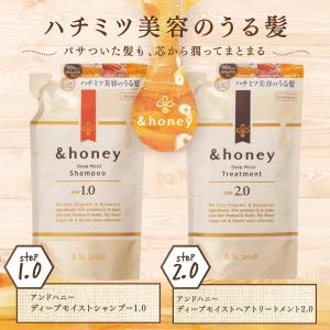 シャンプー 詰め替え ヘアケア セット アンドハニー &amp;honey ディープモイスト 詰替 つめかえ ダメージ &amp;ハニー 保湿