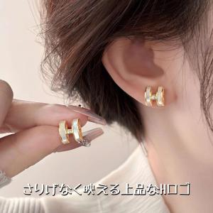 ete（エテ） ハート ピアス K18/シルバー925/ジルコニア【いおき質店