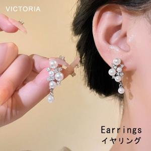 パールイヤリング 揺れるイヤリング 韓国 ファッ...の商品画像