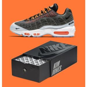 キム ジョーンズ×ナイキ エアマックス95 ブラック トータルオレンジ KIM JONES×NIKE AIR MAX 95 BLACK TOTAL ORANGE 正規品 全国送料無料｜victoria07