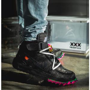 オフホワイト×ナイキ エアフォース1 ミッド ブラック Off-White×Nike