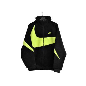 Nike Big Swoosh Boa Jacket Black Volt Black ビッグ スウォッシュ