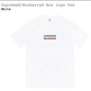 Supreme Burberry Box Logo Tee Black シュプリーム バーバリー 