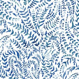 ポーセラーツ 転写紙 幾何学模様 WATER ARABESQUE ウォーターアラベスク ブルー 水彩画風｜victoriadesign