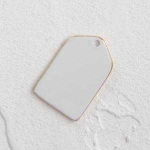 ポーセラーツ 白磁 ワンポイント オーナメント (エッグサンタ) 北欧風