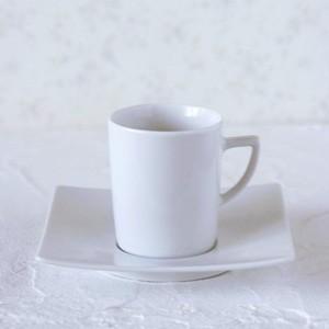 ポーセラーツ 白磁 食器 モダンカップ&ソーサー 北欧風 : VICTORIA