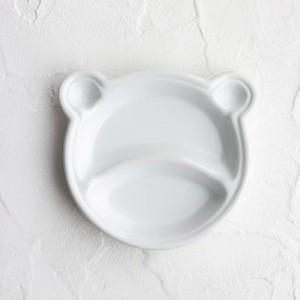 ポーセラーツ 白磁 食器 クマのキッズプレート 北欧風 : VICTORIA