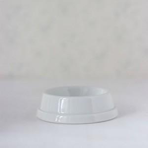 ポーセラーツ 白磁 ペット ペットフードボウル (SS) 北欧風