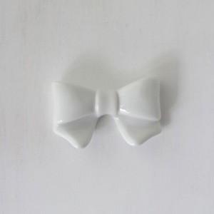 ポーセラーツ 白磁 食器 リボン箸置き 北欧風 : VICTORIA DESIGN