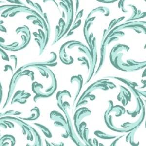 ポーセラーツ 転写紙 幾何学模様 ROYAL ARABESQUE (ロイヤルアラベスク・アイスグリーン)（無くなり次第終了）