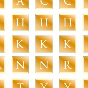 ポーセラーツ 転写紙 文字 ALPHABET MARK SQUARE (アルファベットマーク スクエ...