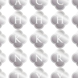 ポーセラーツ 転写紙 文字 ALPHABET MARK CLOVER (アルファベットマーク クロー...