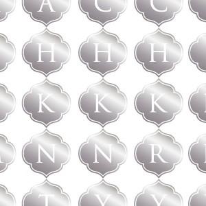 ポーセラーツ 転写紙 文字 ALPHABET MARK MOROCCAN (アルファベットマーク モ...