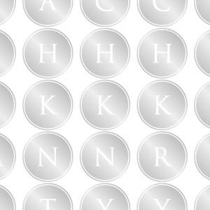 ポーセラーツ 転写紙 文字 ALPHABET MARK CIRCLE (アルファベットマーク サーク...