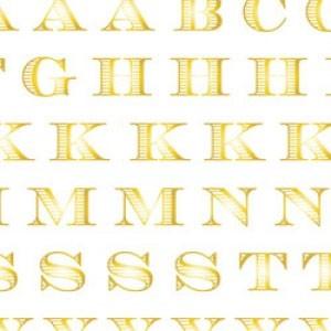 ポーセラーツ 転写紙 文字 BORDER ALPHABET (S) (ボーダーアルファベット・ブライ...