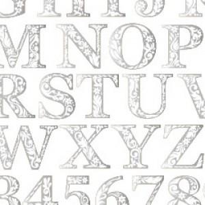 ポーセラーツ 転写紙 文字 HAWAIIAN JEWELRY ALPHABET (L) (ハワイアン...