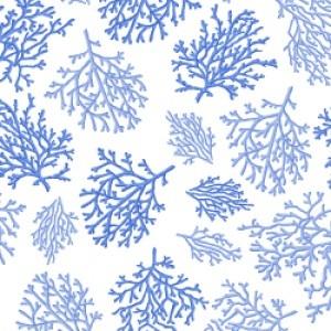 ポーセラーツ 転写紙 マリン SANGO (サンゴ/珊瑚・ブルー)