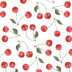 ポーセラーツ 転写紙 フルーツ CHERRY (チェリー) : VICTORIA DESIGN