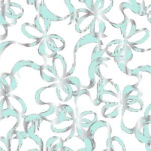 ポーセラーツ 転写紙 模様 RIBBONS (リボン・シャーベットグリーン)
