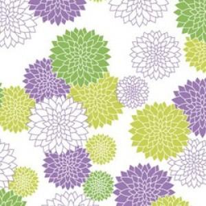 ポーセラーツ 転写紙 和柄 Mum マム 菊 パープル グリーン Victoria Design 通販 Yahoo ショッピング