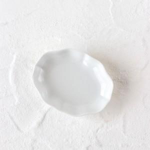 ポーセラーツ 白磁 食器 トレー オーバルギャザートレイ 北欧風