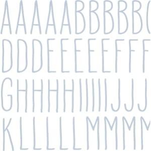 ポーセラーツ 転写紙 文字 ALPHABET HANDWRITING (アルファベット